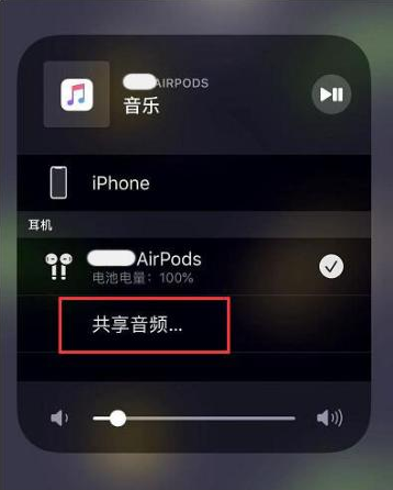 双柏苹果14音频维修点分享iPhone14音频共享设置方法 