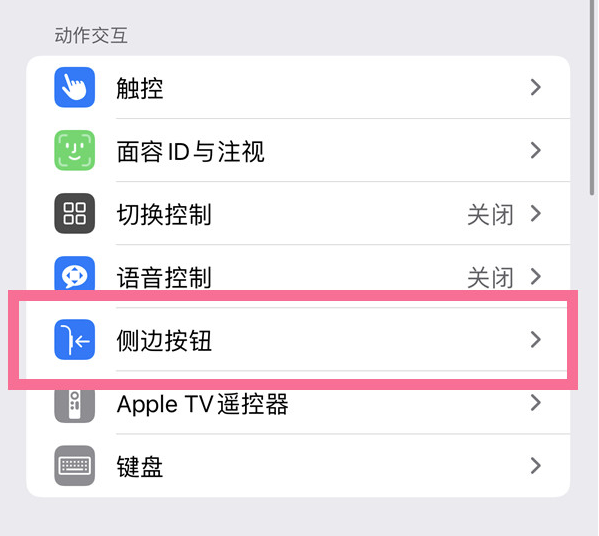 双柏苹果14维修店分享iPhone14 Plus侧键双击下载功能关闭方法 