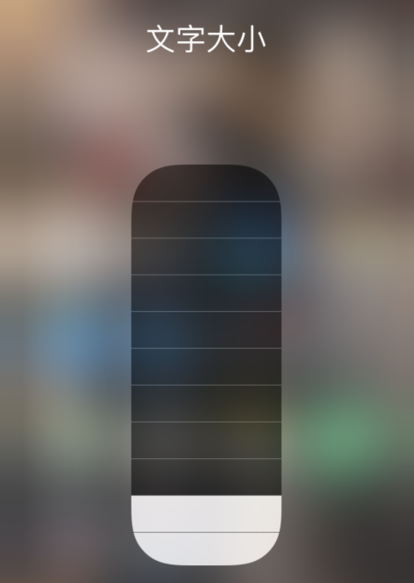 双柏苹果手机维修分享小技巧：在 iPhone 控制中心快速调节字体大小 